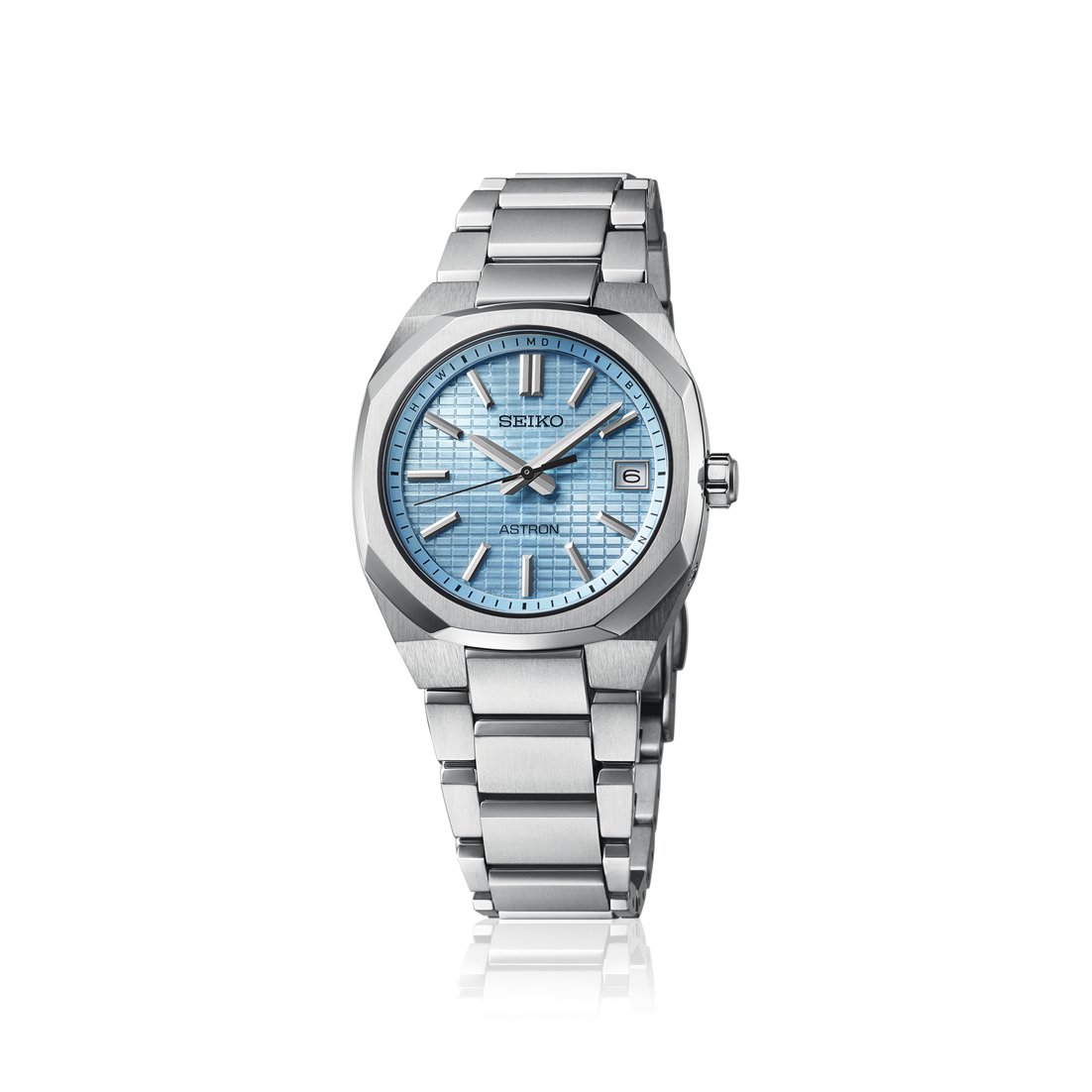 SBXY103　ｾｲｺｰｱｽﾄﾛﾝ【ﾉﾍﾞﾙﾃｨ付・ｷﾞﾌﾄ包装・ﾍﾞﾙﾄ調整無料・新品正規品】ｿｰﾗｰ電波 ﾒﾝｽﾞ腕時計の画像