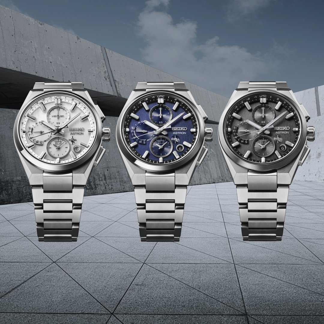 SBXC159・ｾｲｺｰｱｽﾄﾛﾝ【ﾉﾍﾞﾙﾃｨ付・ｷﾞﾌﾄ包装・ﾍﾞﾙﾄ調整無料・新品正規品】GPSｿｰﾗｰ電波 ﾒﾝｽﾞ腕時計の画像