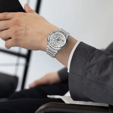 SBXC159・ｾｲｺｰｱｽﾄﾛﾝ【ﾉﾍﾞﾙﾃｨ付・ｷﾞﾌﾄ包装・ﾍﾞﾙﾄ調整無料・新品正規品】GPSｿｰﾗｰ電波 ﾒﾝｽﾞ腕時計の画像