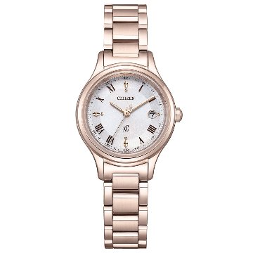 ES9497-96A ｸﾛｽｼｰ【ﾉﾍﾞﾙﾃｨ付･国内正規品･ｷﾞﾌﾄ包装･ﾍﾞﾙﾄ調整無料】ｿｰﾗｰ電波 ﾚﾃﾞｨｽ腕時計 ｼﾝﾌﾟﾙｱｼﾞｬｽﾄの画像