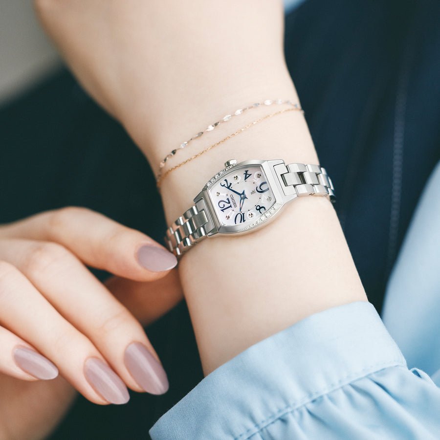 SSWA015 ｾｲｺｰﾙｷｱ【ﾉﾍﾞﾙﾃｨ付・ｷﾞﾌﾄ包装･ﾍﾞﾙﾄ調整無料･新品正規品】ﾚﾃﾞｨｰｽ腕時計 電池式クオーツの画像