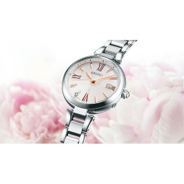 SSQW081 ｾｲｺｰﾙｷｱ【ﾉﾍﾞﾙﾃｨ付・ｷﾞﾌﾄ包装･ﾍﾞﾙﾄ調整無料･新品正規品】ｿｰﾗｰ電波　ﾚﾃﾞｨｰｽ腕時計　2024池田エライザさん広告モデルの画像