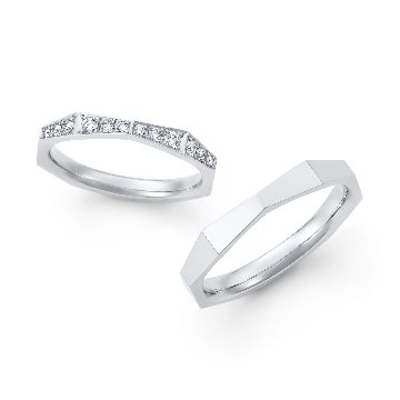 ロイヤルアッシャー　WRB081 / WRA071 マリッジリング　結婚　指輪　ペアリング　 【店頭サンプル在り】の画像