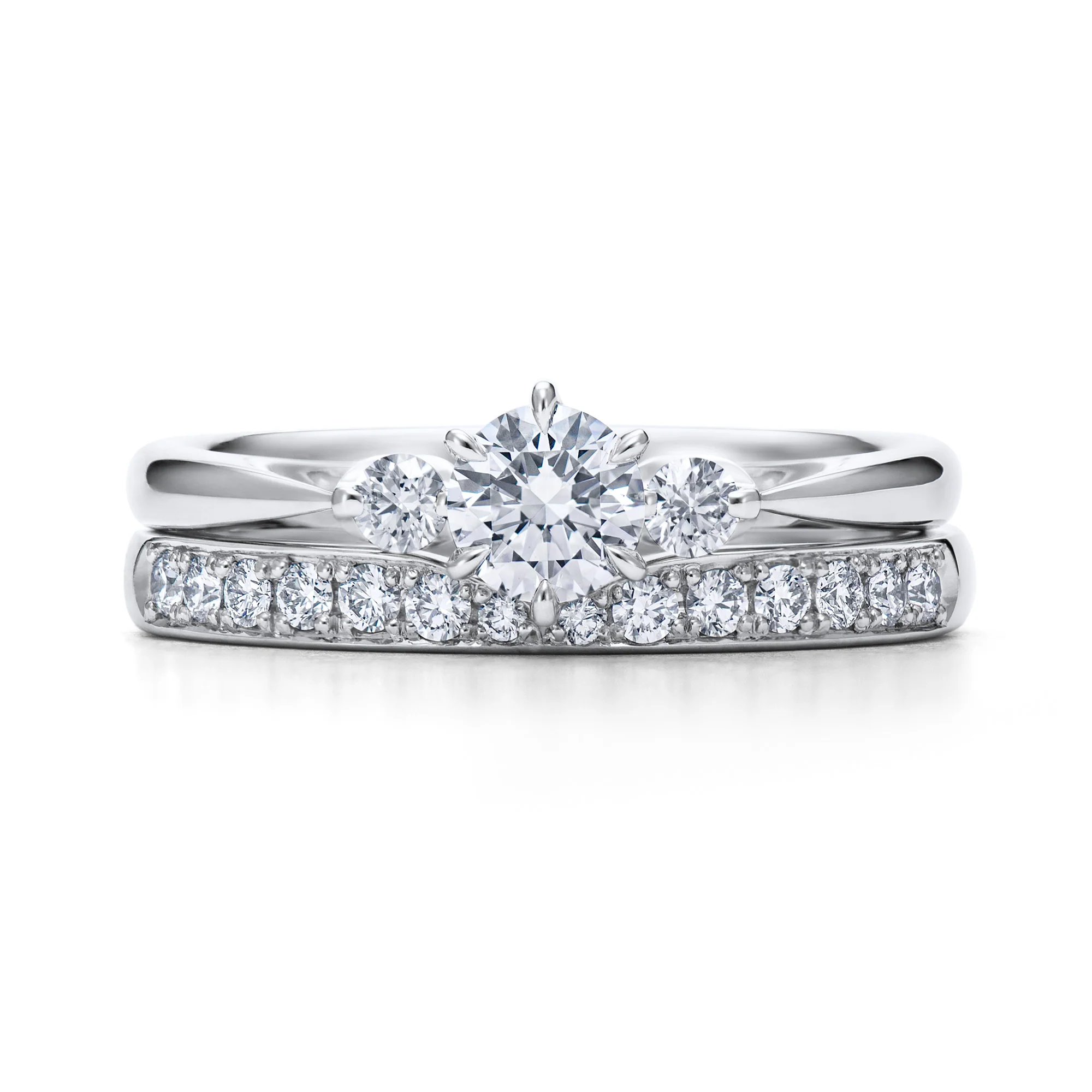 ロイヤルアッシャー　WRB080 / WRA070 マリッジリング　結婚　指輪　ペアリング　 【店頭サンプル在り】の画像