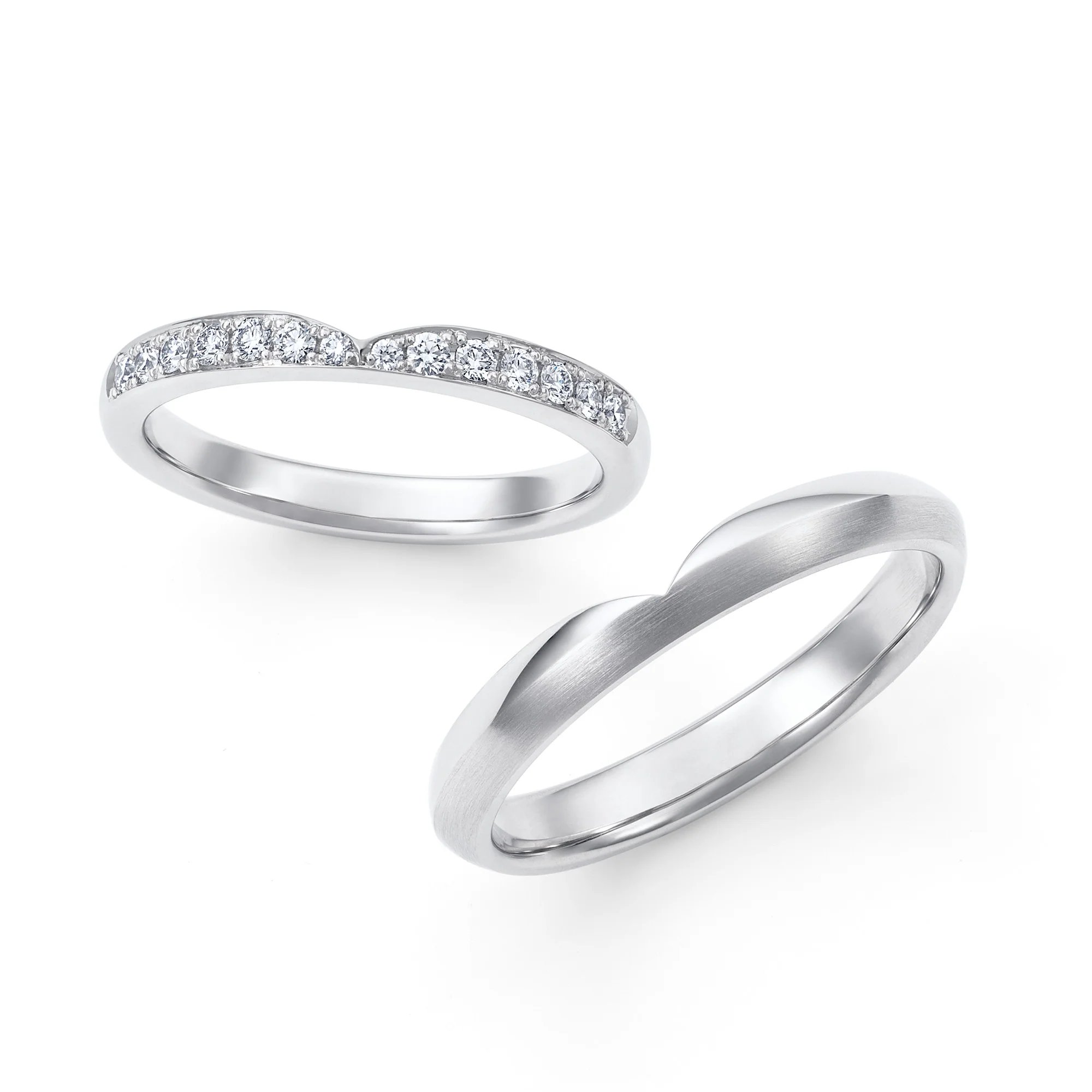 ロイヤルアッシャー　WRB080 / WRA070 マリッジリング　結婚　指輪　ペアリング　 【店頭サンプル在り】の画像