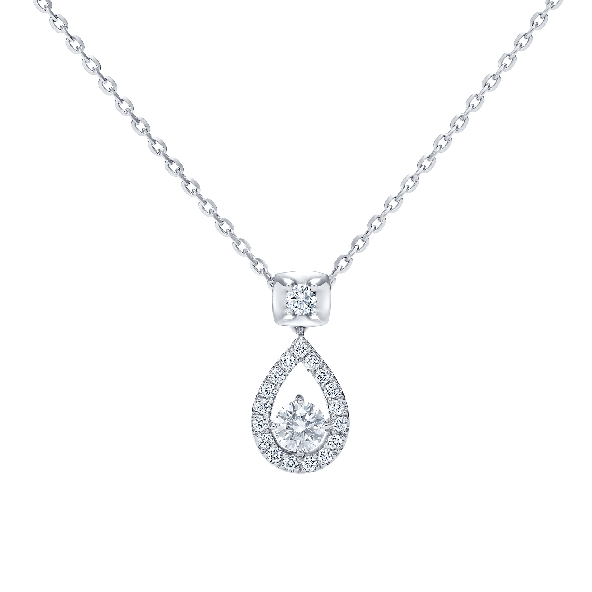 ロイヤルアッシャーJPAZ092BP【新品】【国内正規品】【ノベルティ付・ギフト包装無料】プラチナ ダイヤモンドネックレスの画像