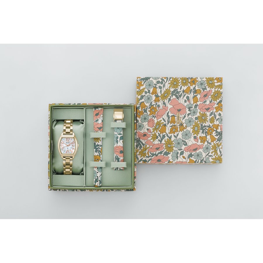 SSQW104 ｾｲｺｰﾙｷｱ【ﾉﾍﾞﾙﾃｨ付・ｷﾞﾌﾄ包装･ﾍﾞﾙﾄ調整無料･新品正規品】ｿｰﾗｰ電波 ﾚﾃﾞｨｰｽ腕時計 限定の画像