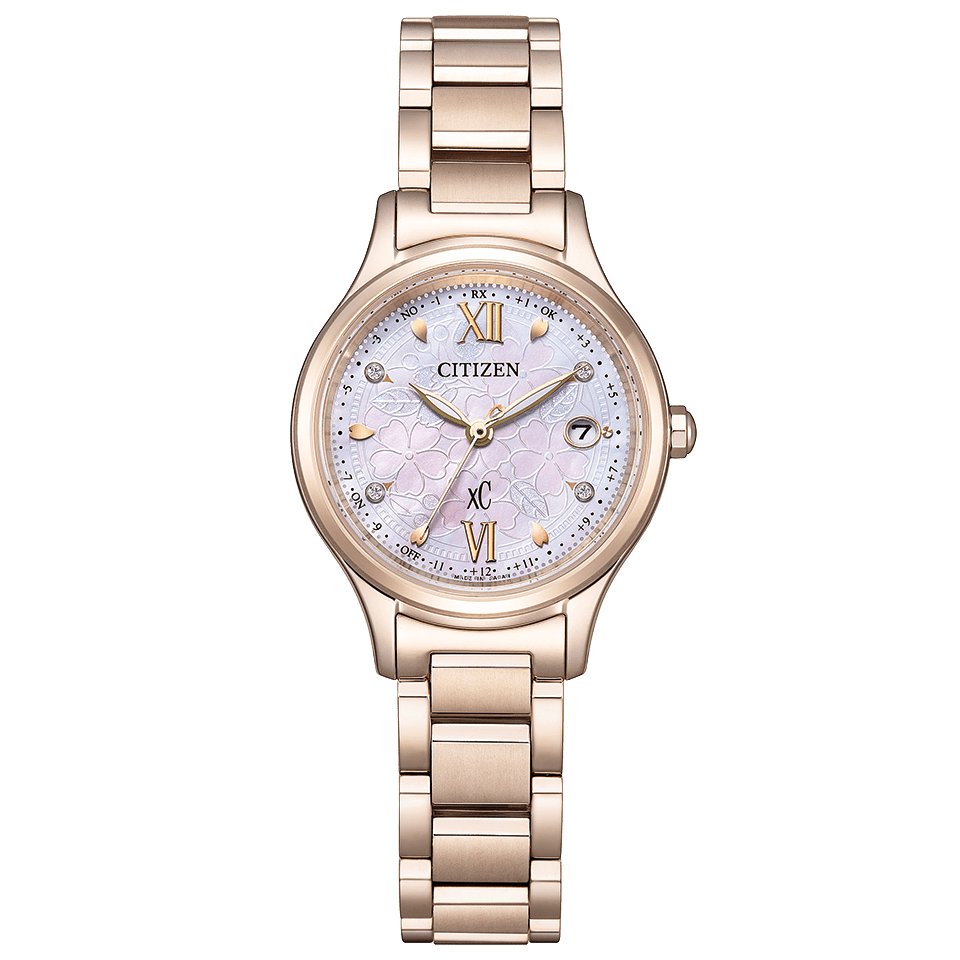 ES9498-77N:ｸﾛｽｼｰ【ﾉﾍﾞﾙﾃｨ付･国内正規品･ｷﾞﾌﾄ包装･ﾍﾞﾙﾄ調整無料】ｿｰﾗｰ電波 ﾚﾃﾞｨｽ腕時計 ｼﾝﾌﾟﾙｱｼﾞｬｽﾄ 限定の画像