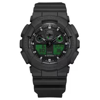 g-shock：GA-100BEG-1AJF【新品正規品・ノベルティ付・ギフト包装無料】メンズ腕時計の画像