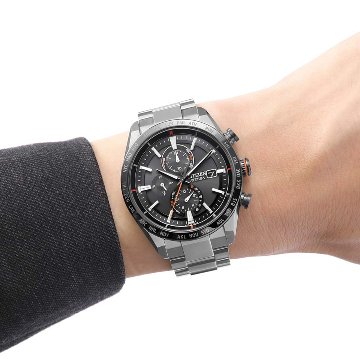 AT8189-61E アテッサ【ノベルティ付・ｷﾞﾌﾄ包装･ベルト調整無料・国内正規品】腕時計 メンズ ソーラー電波 限定 JAXAの画像