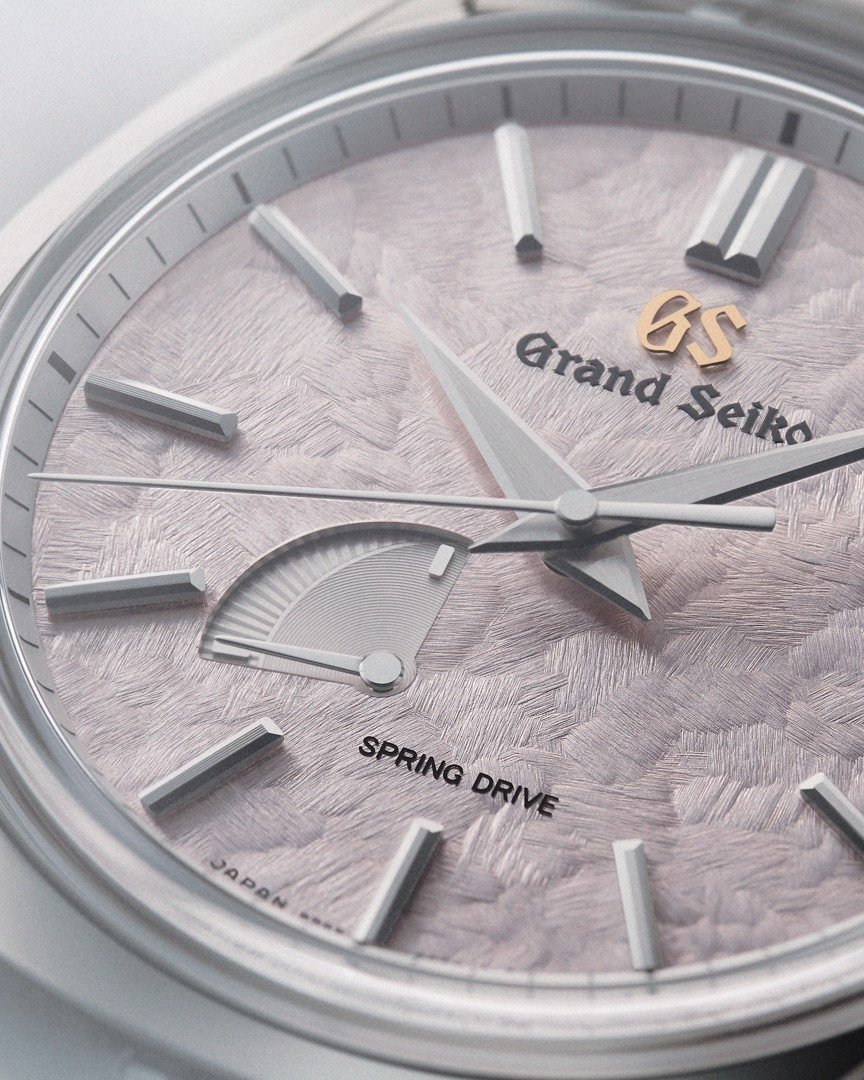 SBGA443㉚ｸﾞﾗﾝﾄﾞｾｲｺｰ[Heritage]ﾏｽﾀｰｼｮｯﾌﾟﾓﾃﾞﾙ【正規保証品･ﾉﾍﾞﾙﾃｨ付】ｽﾌﾟﾘﾝｸﾞﾄﾞﾗｲﾌﾞ メンズ腕時計 花筏●x2の画像