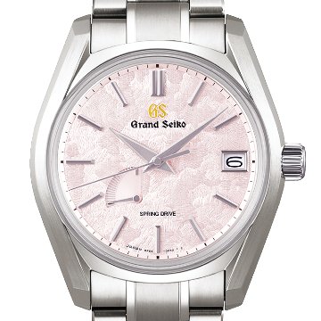 SBGA443㉚ｸﾞﾗﾝﾄﾞｾｲｺｰ[Heritage]ﾏｽﾀｰｼｮｯﾌﾟﾓﾃﾞﾙ【正規保証品･ﾉﾍﾞﾙﾃｨ付】ｽﾌﾟﾘﾝｸﾞﾄﾞﾗｲﾌﾞ メンズ腕時計 花筏●x2の画像