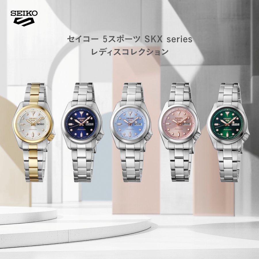 SRRA005 セイコー5スポーツ【ノベルティ付･ｷﾞﾌﾄ包装･ベルト調整無料･国内正規品】腕時計 レディース ﾒｶﾆｶﾙ●2の画像