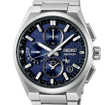 SBXC161・ｾｲｺｰｱｽﾄﾛﾝ【ﾉﾍﾞﾙﾃｨ付・ｷﾞﾌﾄ包装・ﾍﾞﾙﾄ調整無料・新品正規品】GPSｿｰﾗｰ電波 ﾒﾝｽﾞ腕時計の画像