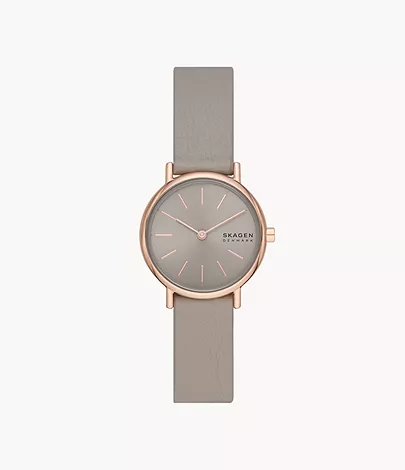 SKW3060　Skagen 【15時迄の注文で本日発送】*水曜除く【正規ﾒｰｶｰ保証書付】 SIGNATUR LILLE 二針 グレーストーンの画像
