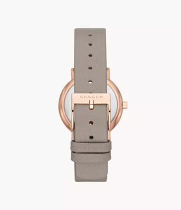 SKW3060　Skagen 【15時迄の注文で本日発送】*水曜除く【正規ﾒｰｶｰ保証書付】 SIGNATUR LILLE 二針 グレーストーンの画像