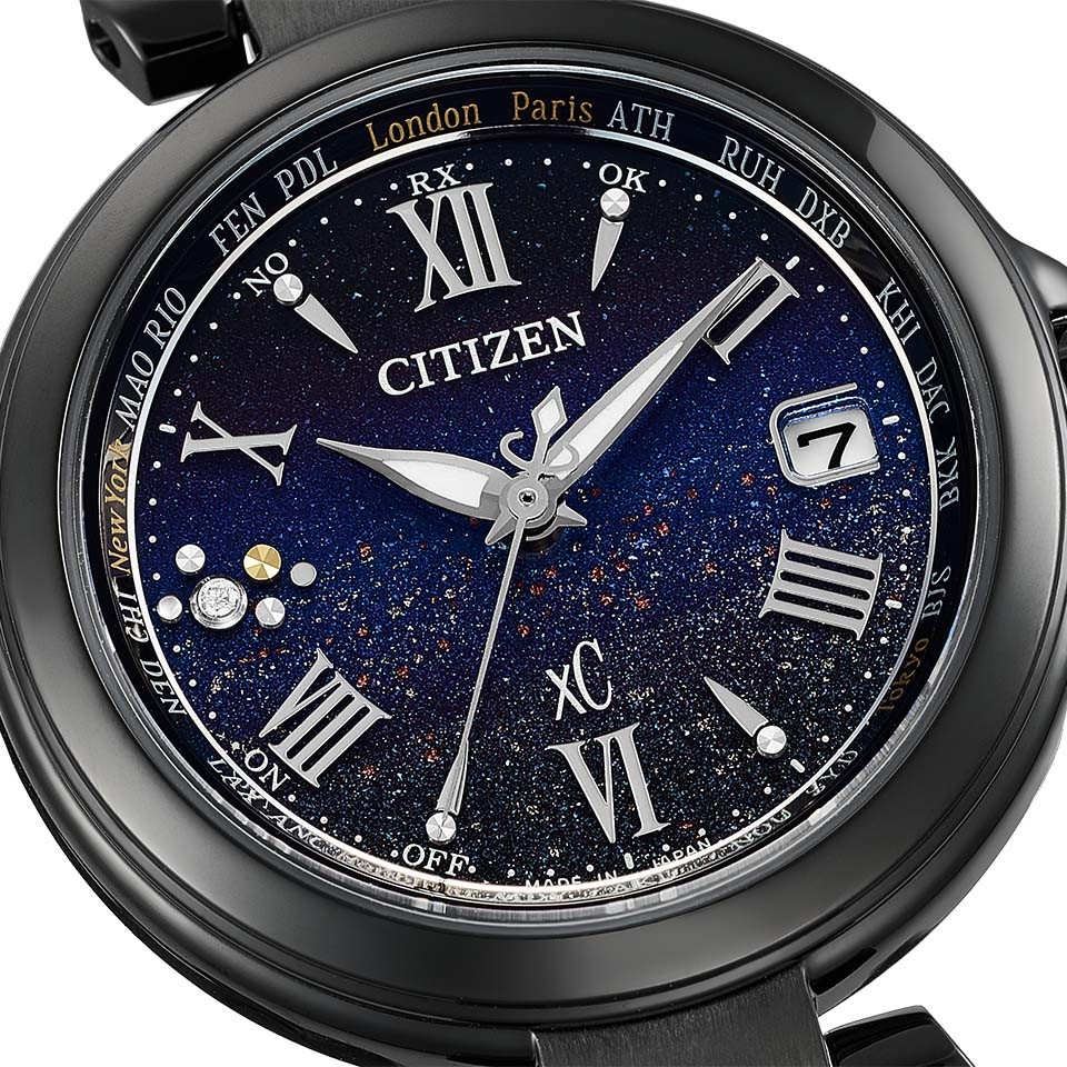EC1039-55E クロスシー【ノベルティ付・国内正規品】【ｷﾞﾌﾄ包装･ｻｲｽﾞ調整無料】ｿｰﾗｰ電波 レディース腕時計 限定の画像
