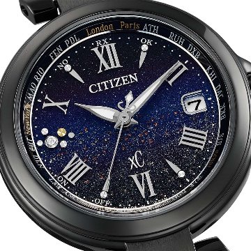 EC1039-55E クロスシー【ノベルティ付・国内正規品】【ｷﾞﾌﾄ包装･ｻｲｽﾞ調整無料】ｿｰﾗｰ電波 レディース腕時計 限定の画像