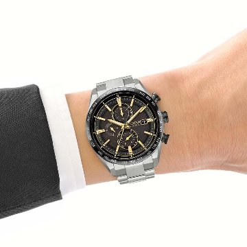 AT8184-57E:アテッサ【ノベルティ付・ｷﾞﾌﾄ包装･ベルト調整無料・国内正規品】腕時計 メンズ ソーラー電波 限定の画像
