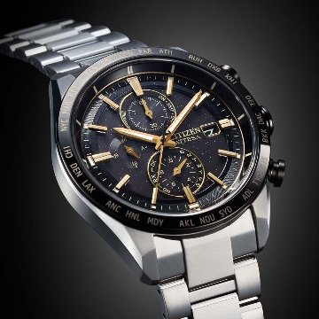 AT8184-57E:アテッサ【ノベルティ付・ｷﾞﾌﾄ包装･ベルト調整無料・国内正規品】腕時計 メンズ ソーラー電波 限定の画像
