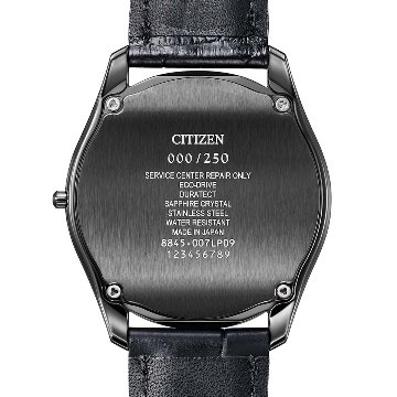 AQ5025-04N エコドライブワン【ｷﾞﾌﾄ包装･ベルト調整無料・国内正規品】腕時計 メンズ 薄型ｿｰﾗｰ 限定の画像