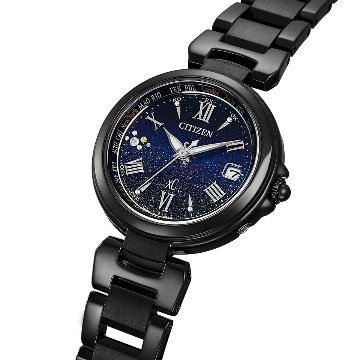 EC1039-55E クロスシー【ノベルティ付・国内正規品】【ｷﾞﾌﾄ包装･ｻｲｽﾞ調整無料】ｿｰﾗｰ電波 レディース腕時計 限定の画像