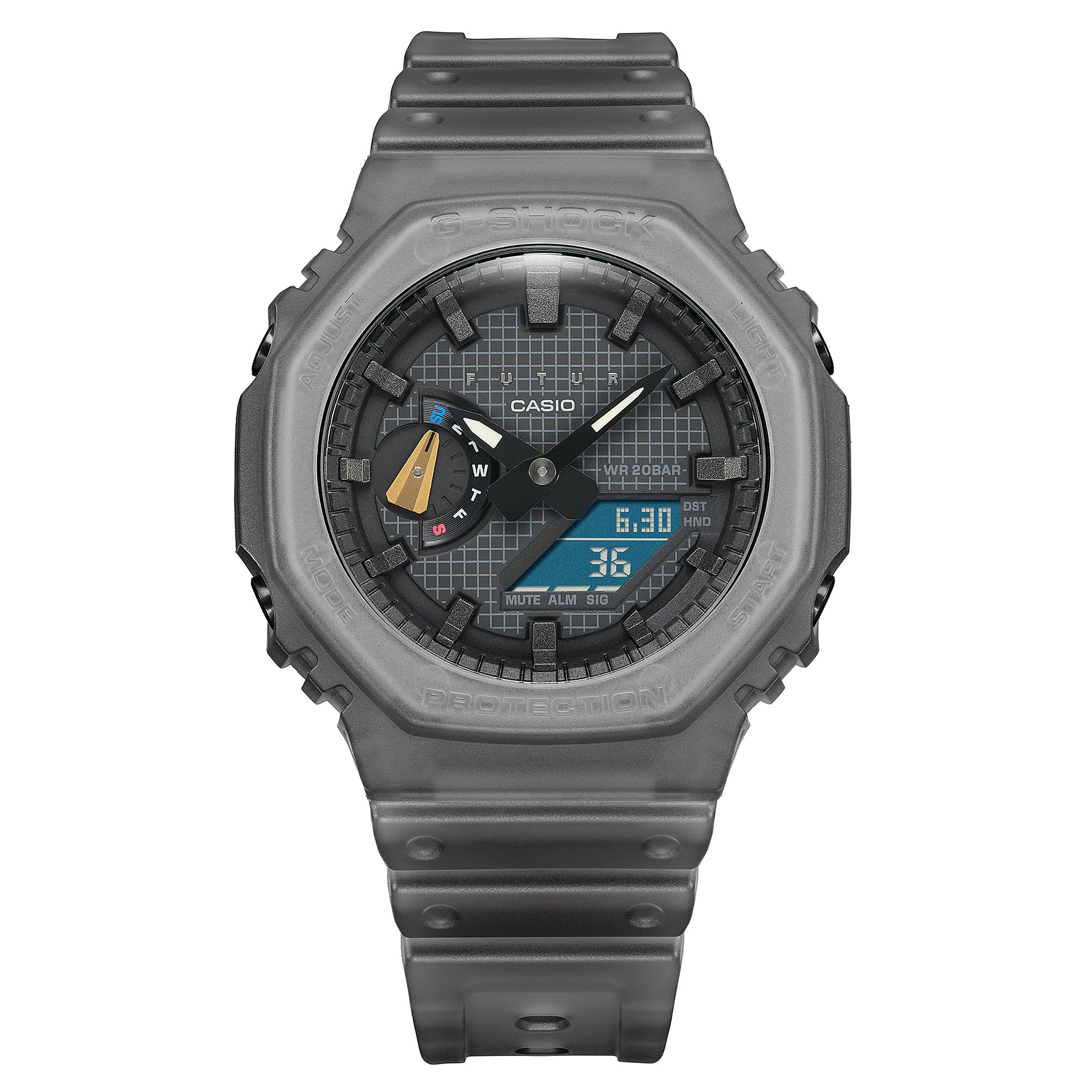 g-shock　GA-2100FT-8AJ【国内正規品】【ノベルティ付・ｷﾞﾌﾄ包装･ｻｲｽﾞ調整無料】 FUTURコラボｇショック 腕時計 メンズ画像