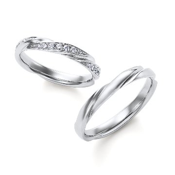 ロイヤルアッシャーWRB911-WRA901 　マリッジリング　結婚　指輪　ペアリング　画像
