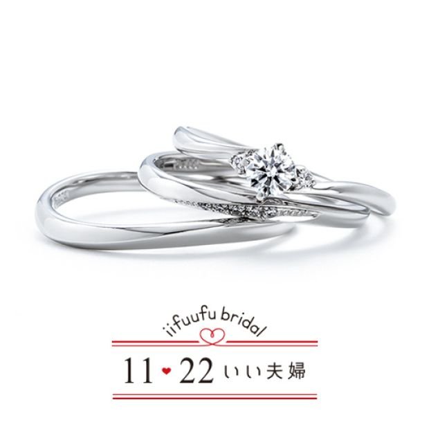 いい夫婦　婚約　結婚　指輪　セットリング　Set Ring No.1 明日（あす）　【店頭サンプル有】の画像