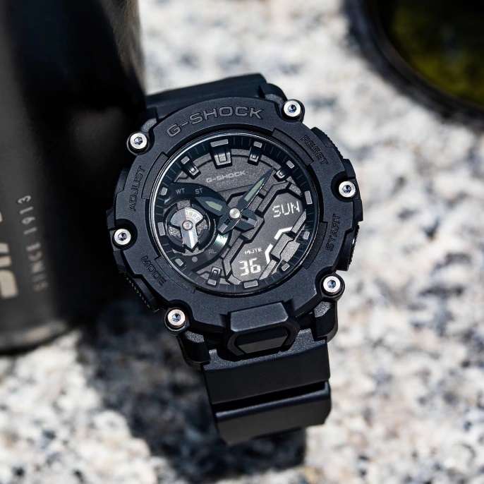 g-shock GA-2200BB-1AJF【15時までの注文で当日発送(休業日を除く)・国内正規品・ノベルティ付・ギフト包装無料】メンズ腕時計の画像