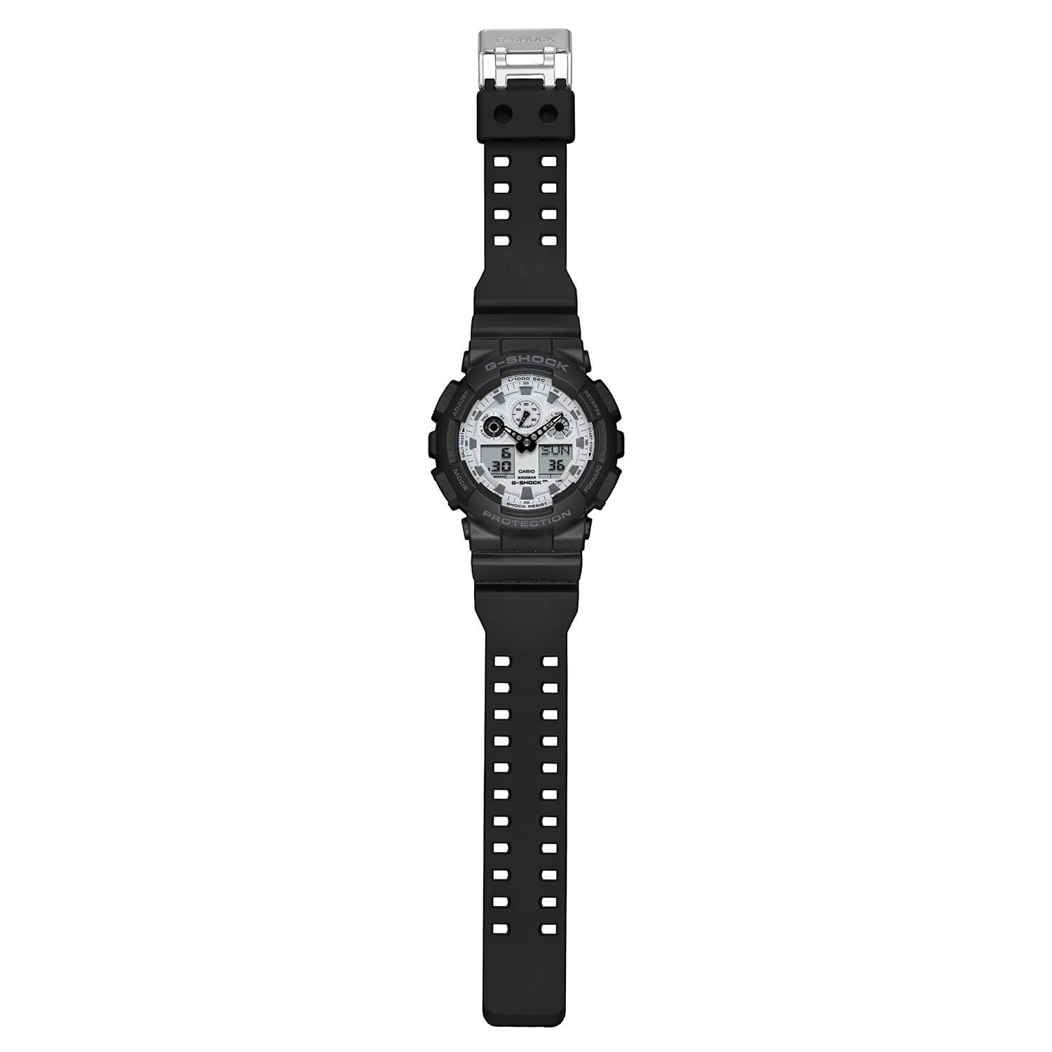 Gショック GA-100WD-1AJF：【新品正規品・ノベルティ付・ギフト包装無料】メンズ腕時計の画像
