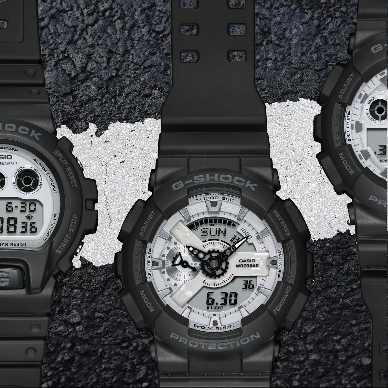 Gショック:GA-110WD-1AJF【新品正規品・ノベルティ付・ギフト包装無料】メンズ腕時計の画像