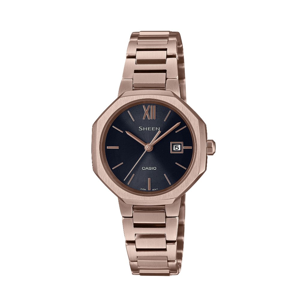 SHS-4529CG-1AJF：カシオ シーン 【15時迄の注文で本日発送】*水曜除く【正規ﾒｰｶｰ保証書付】ソーラー レディース腕時計の画像