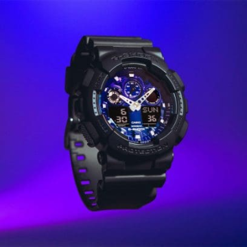 gショック:GA-100FL-1AJF【15時までの注文で当日発送(休業日を除く)・国内正規品・ノベルティ付・ギフト包装無料】メンズ腕時計の画像