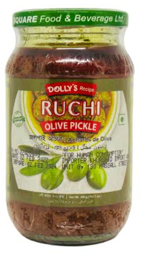 Olive Pickle (Ruchi) 400 gmの画像
