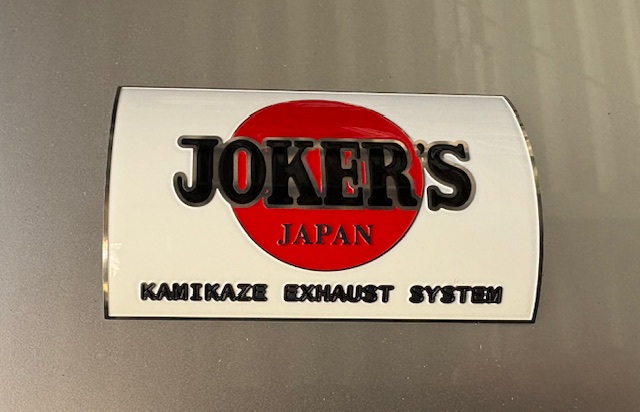 JOKER'S JAPAN カミカゼエキゾーストステンレス耐熱エンブレムの画像