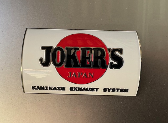 JOKER'S JAPAN カミカゼエキゾーストステンレス耐熱エンブレムの画像