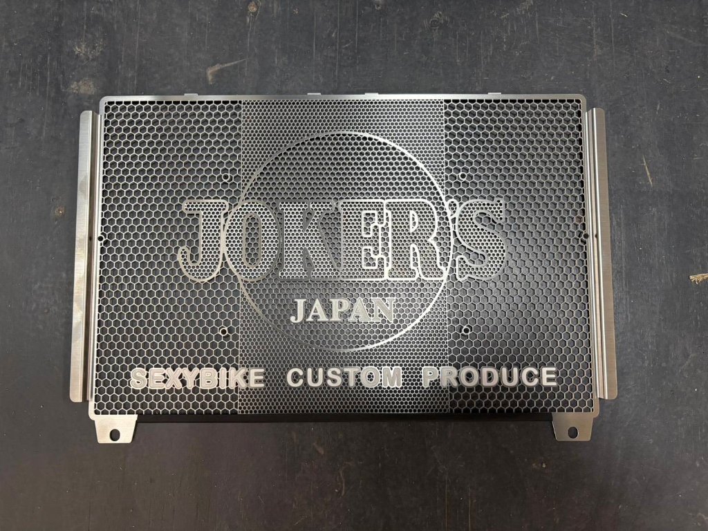 JOKER'S JAPAN  Z900RS （2021～ ）ラジエーターコアガード　アルミシルバーの画像