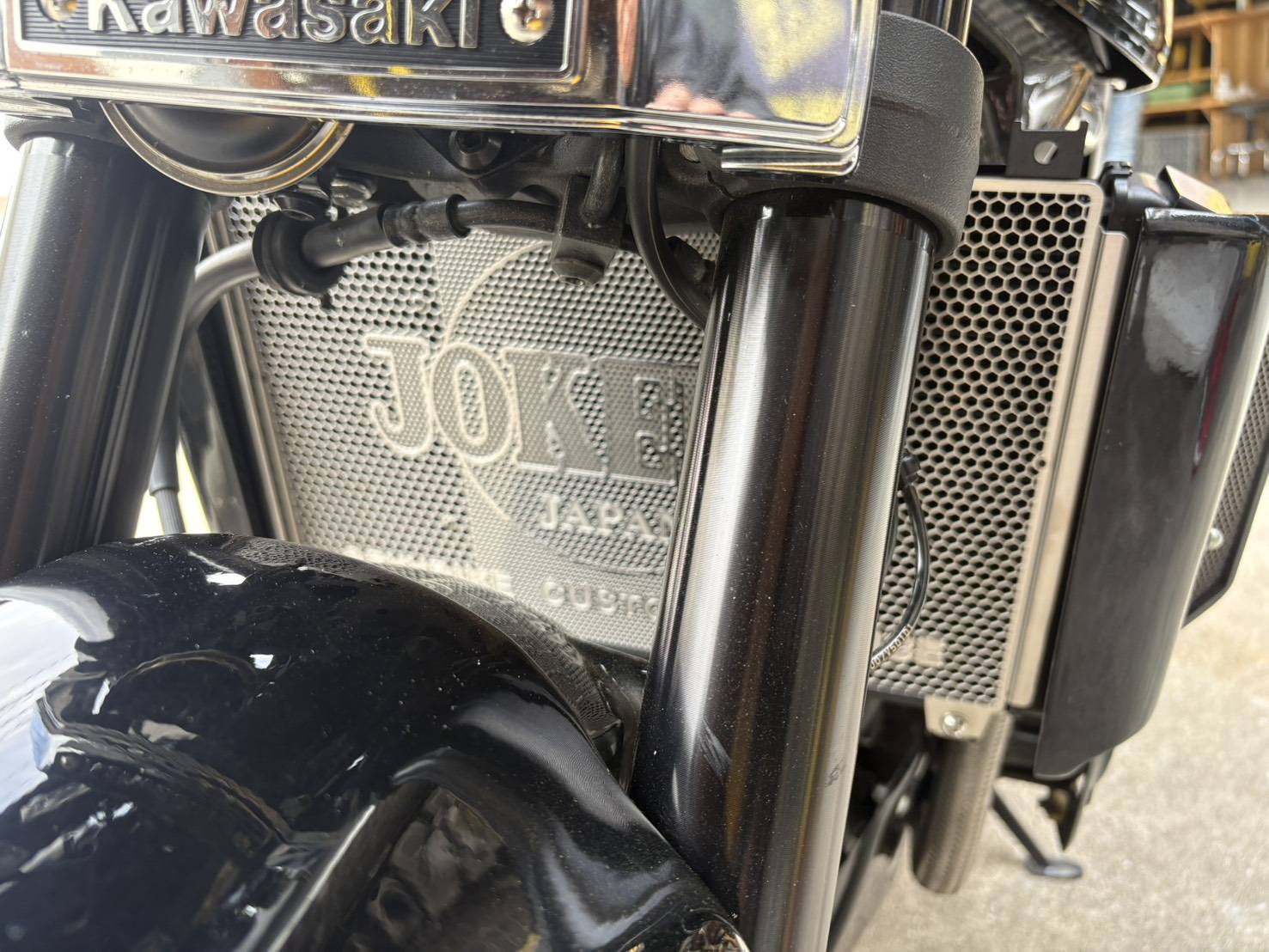 JOKER'S JAPAN  Z900RS （2021～ ）ラジエーターコアガード　アルミシルバーの画像