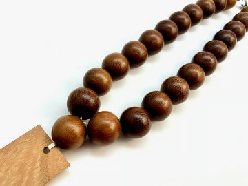 ☆木札別売り☆大玉数珠ネックレス【金剛】の画像