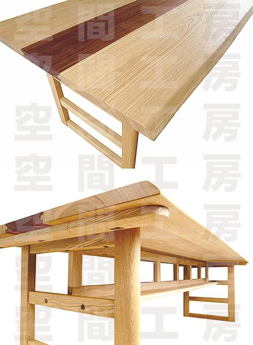 技とこだわり、オイル塗装仕上げの天然木ダイニングテーブル (四角形・国産品)画像