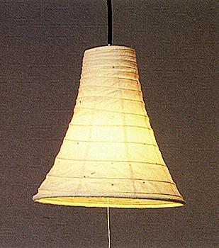 現代感覚溢れた美濃和紙製ペンダントライト (Eタイプ，国産品)の画像