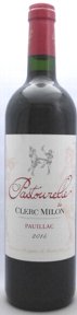 2014　PASTOURELLE DE CLERC MILON 750mlの画像