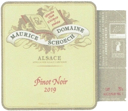 2019 ピノ・ノワール　赤 / モーリス・シューハ 【750ml】の画像