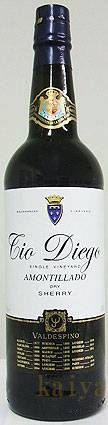 シェリー酒/バルデスピノ ティオ ディエゴ18%750mlの画像