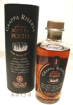 シボーナグラッパ_ポートフィニッシュ44%500ml/グラッパの画像