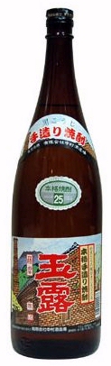 玉露 芋焼酎　黒麹　【1800ml】の画像