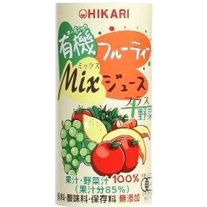 ヒカリ有機フルーティMixジュース野菜【195g】×30缶画像