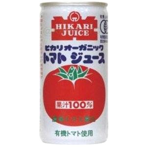ヒカリオーガニックトマトジュース190g×2函（60本）の画像