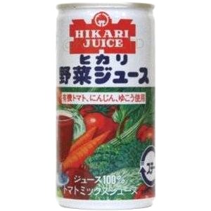 ヒカリオーガニック野菜ジュース【190g缶】×60本画像